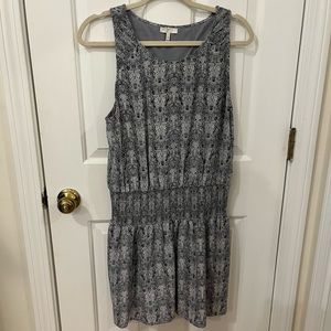 Joie Drop Waist Gray Dress